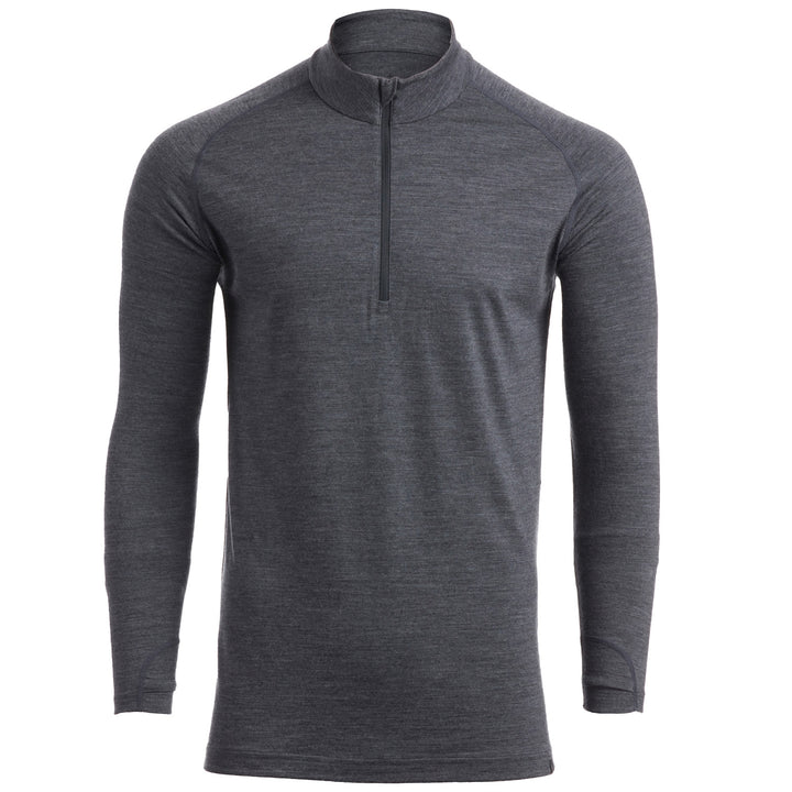 evo Ridgetop Merino Wool 1/4 Zip Top - Men's Charcoal Heather