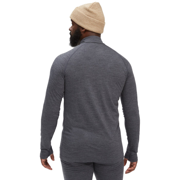 evo Ridgetop Merino Wool 1/4 Zip Top - Men's Charcoal Heather