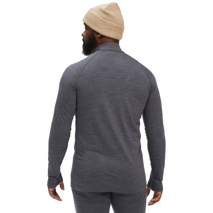 evo Ridgetop Merino Wool 1/4 Zip Top - Men's Charcoal Heather