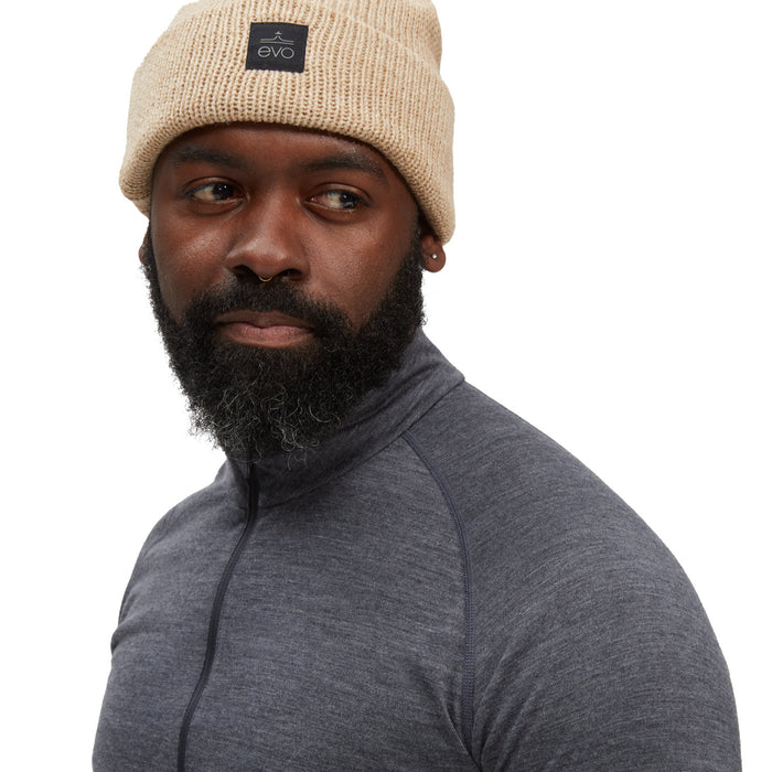 evo Ridgetop Merino Wool 1/4 Zip Top - Men's Charcoal Heather