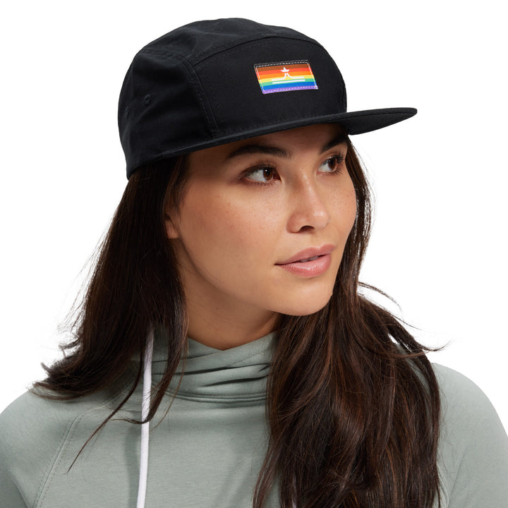 evo Progress 5 Panel Hat Black
