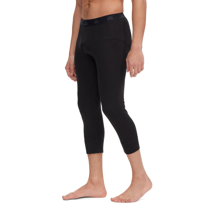 evo Ridgetop Merino Wool Midweight 3/4 Pants Black