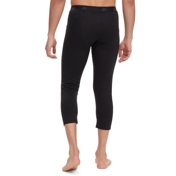 evo Ridgetop Merino Wool Midweight 3/4 Pants Black