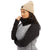 evo Ridgetop Merino Wool Midweight High Neck Top - Women's Heather Grey/Black