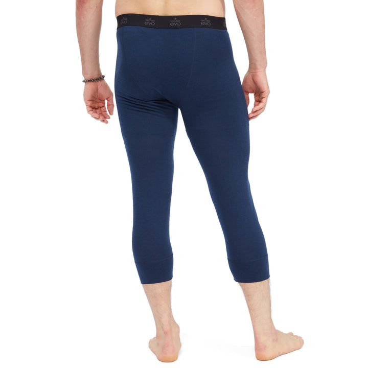 evo Ridgetop Merino Wool Midweight 3/4 Pants Navy