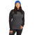 evo Ridgetop Merino Wool Midweight High Neck Top - Women's Charcoal Heather/Black