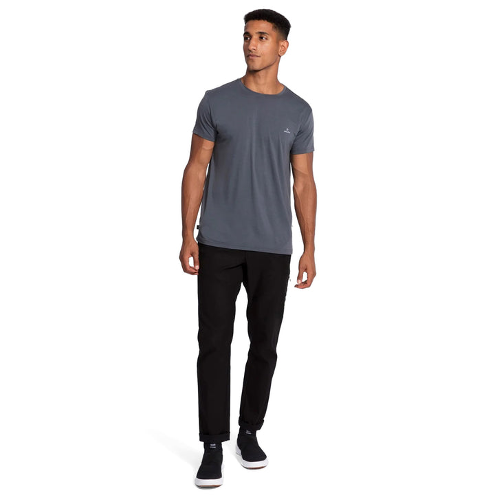 evo S/S Merino Bike Jersey Charcoal Grey