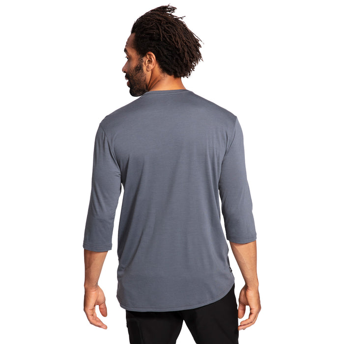 evo 3/4 Length Merino Bike Jersey Charcoal Grey