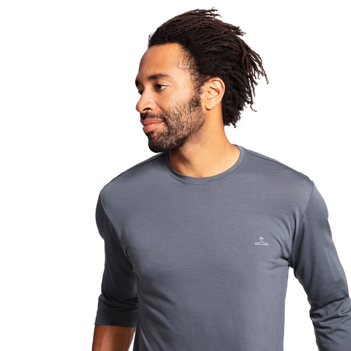 evo 3/4 Length Merino Bike Jersey Charcoal Grey