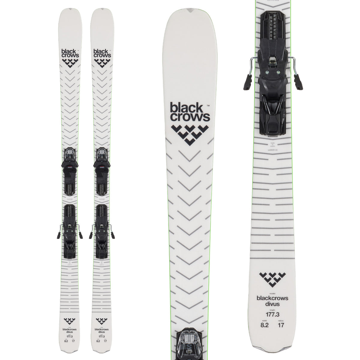 Black Crows Divus RT Skis + E M12 GW Ski Bindings 2023
