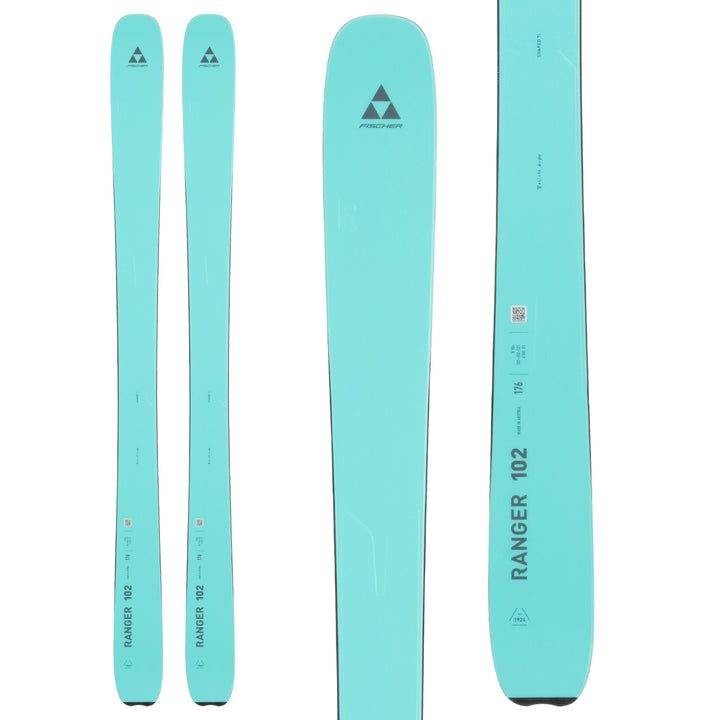 Fischer Ranger 102 Skis 2024 Celeste Green