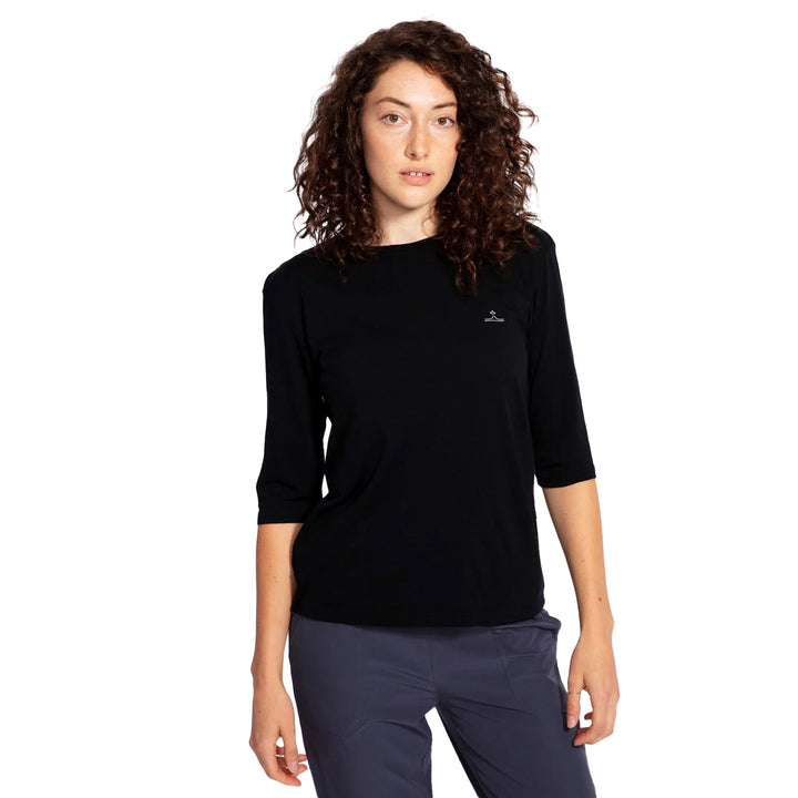 evo 3/4 Length Merino Bike Jersey - Women's Black