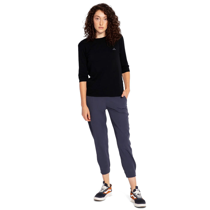 evo 3/4 Length Merino Bike Jersey - Women's Black