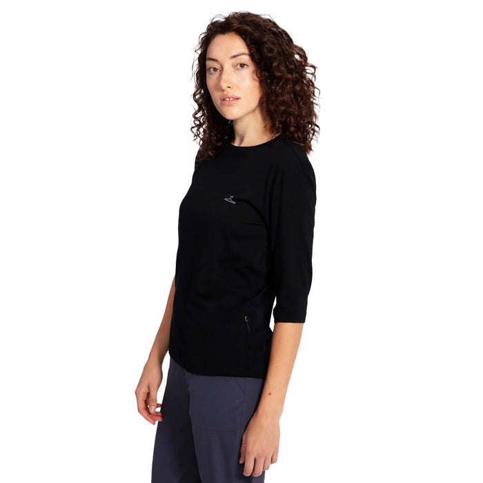 evo 3/4 Length Merino Bike Jersey - Women's Black
