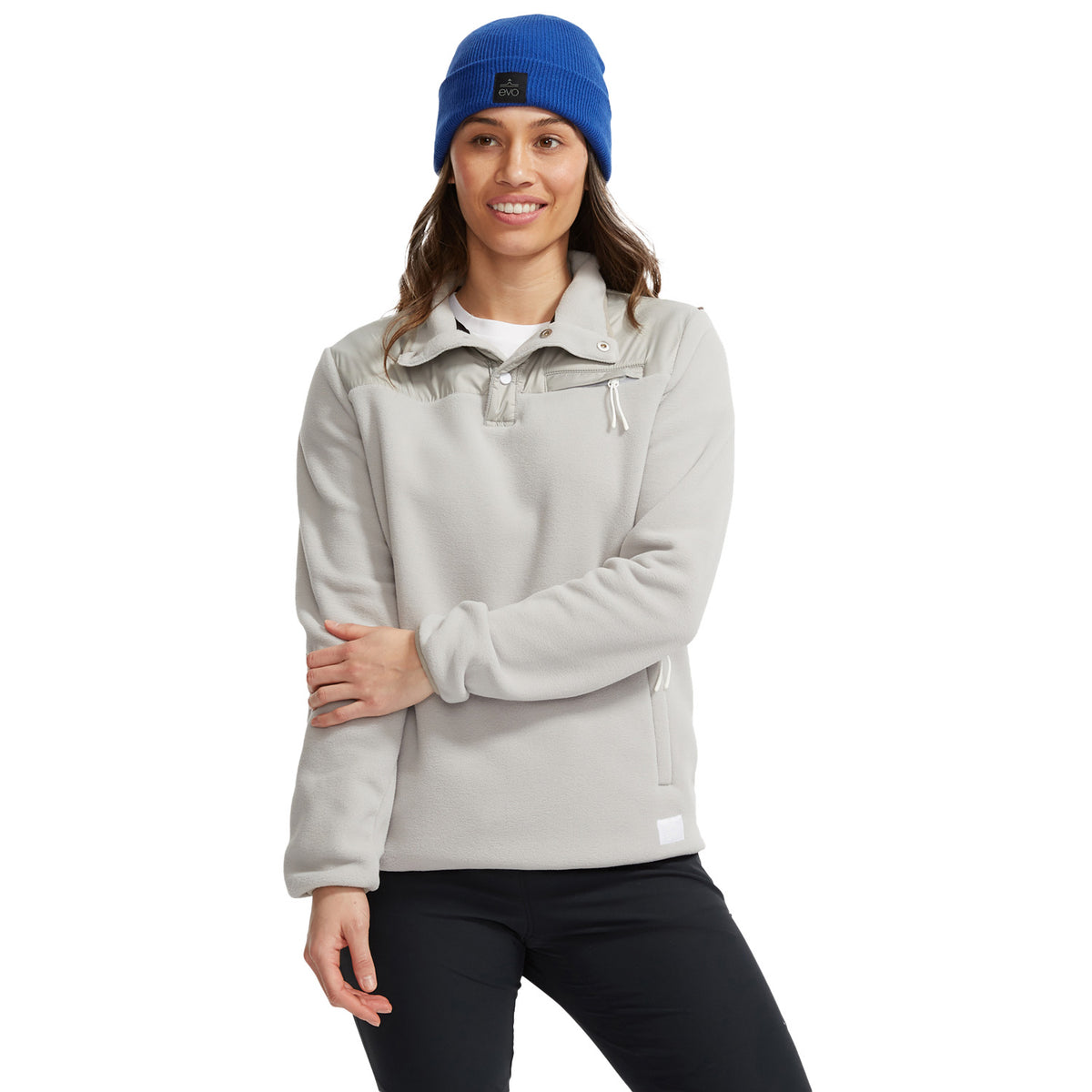evo Ballard Fleece Jacket - Women's Light Grey