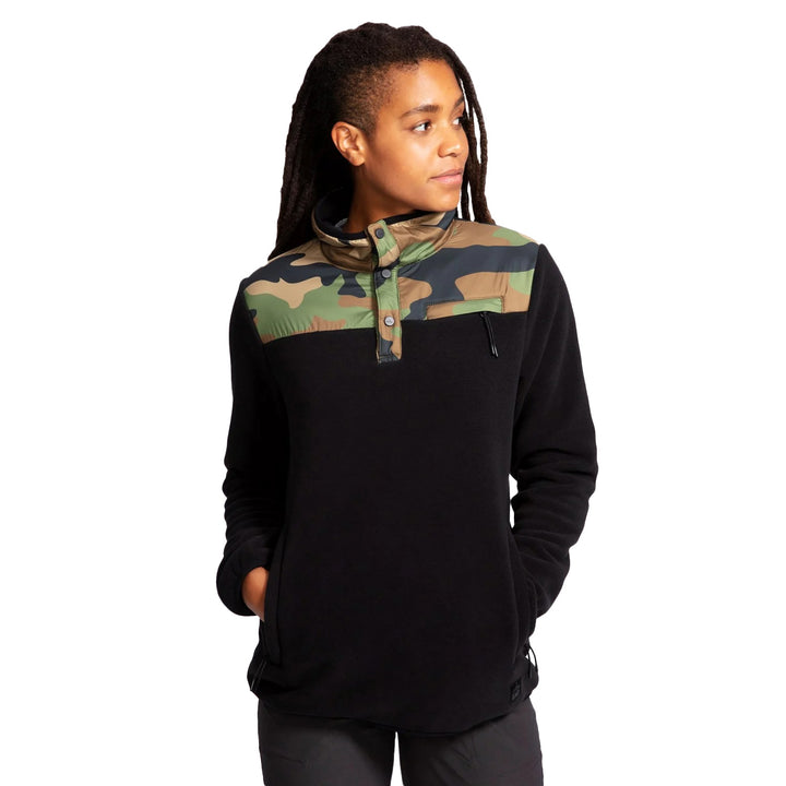 evo Ballard Fleece Jacket - Women's Black/Camo