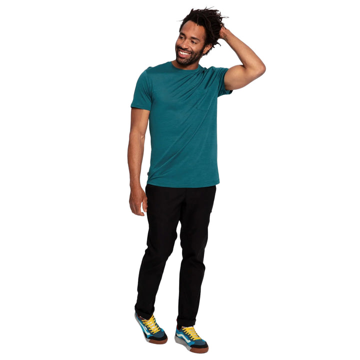 evo Tech Pocket T-Shirt Off-Blue