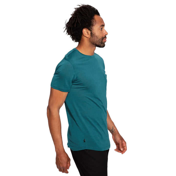 evo Tech Pocket T-Shirt Off-Blue
