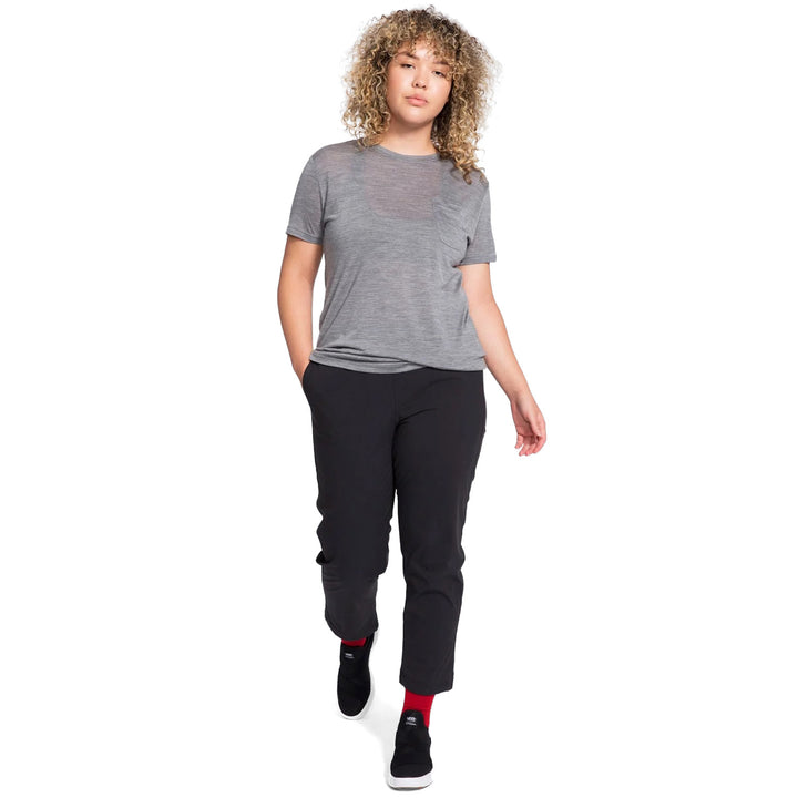 evo Tech Pocket T-Shirt - Women's Heather Grey