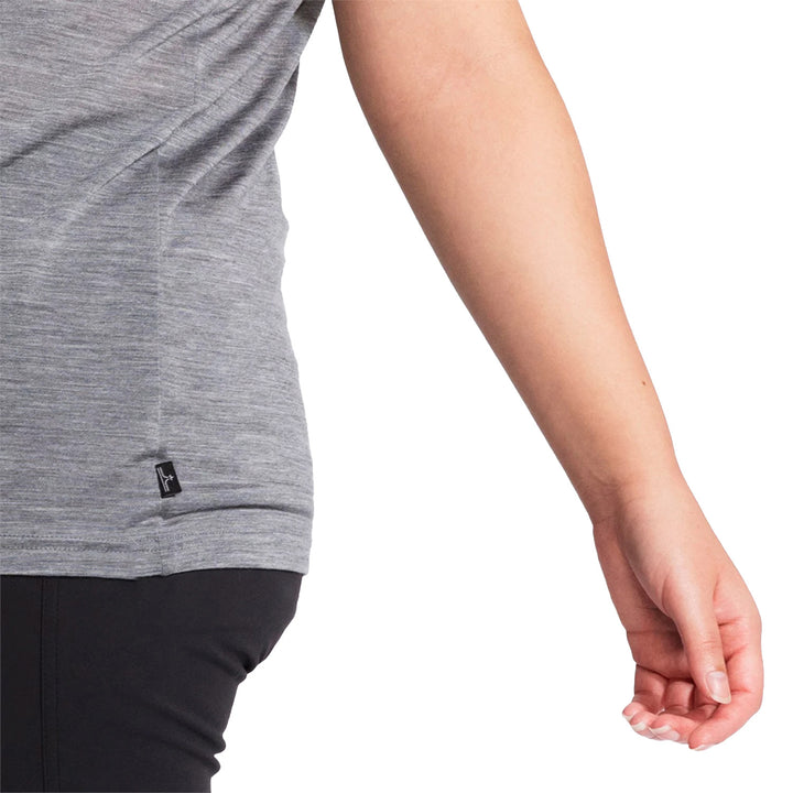 evo Tech Pocket T-Shirt - Women's Heather Grey