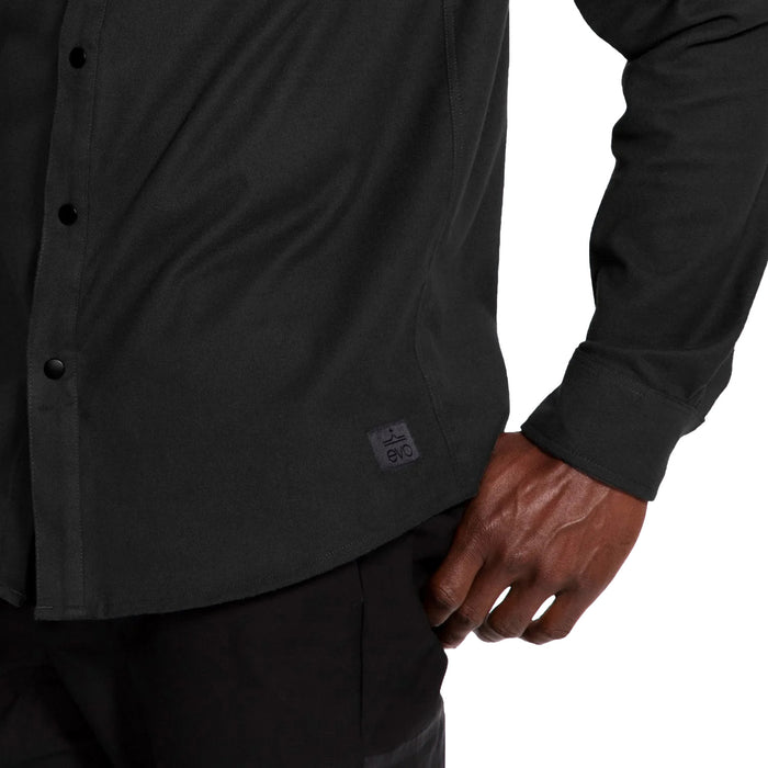 evo Heavyweight Stretch Flannel Shirt - Men's Black