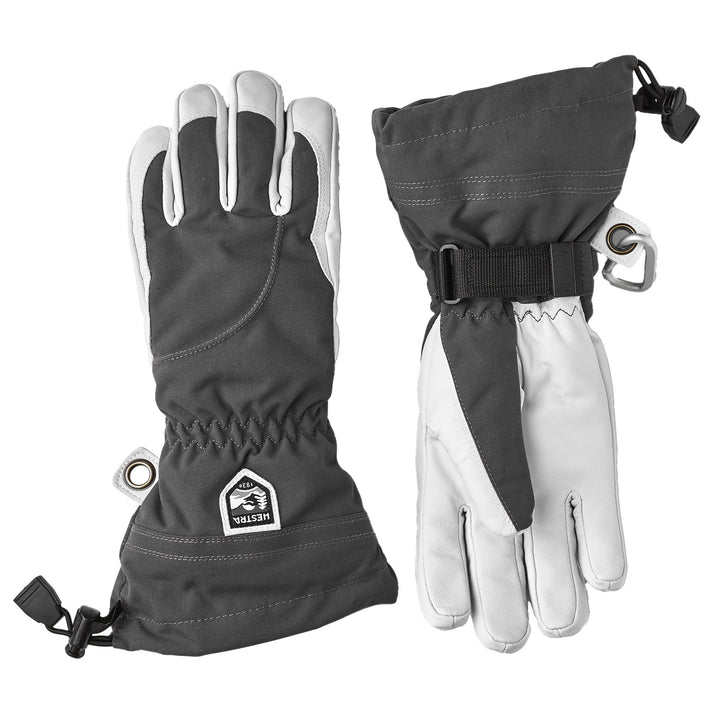 Hestra Heli Gloves - Women's Grey/Off White