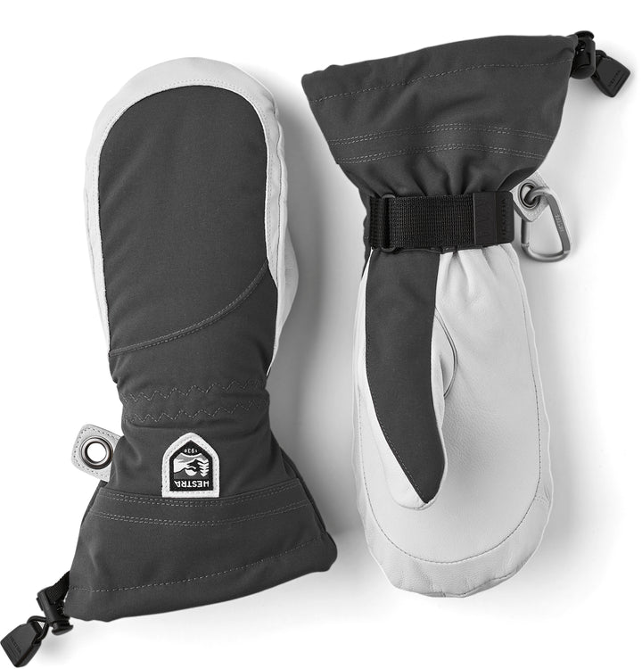 Hestra Heli Mittens - Women's Grey/Off White