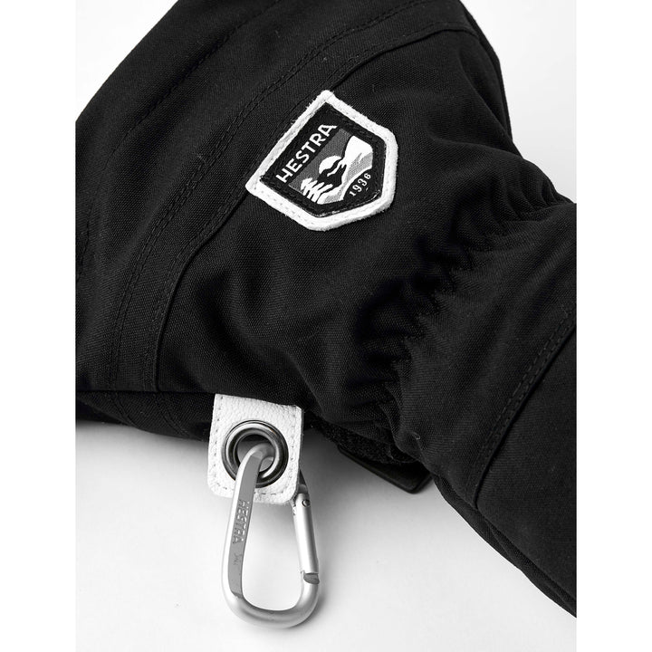 Hestra Army Leather Heli Ski Mittens Black
