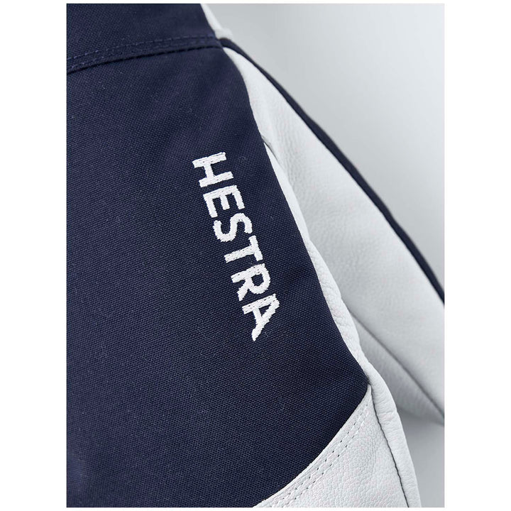Hestra Army Leather Heli Ski Mittens Navy
