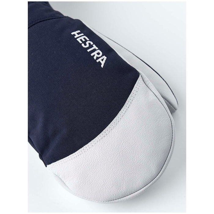 Hestra Army Leather Heli Ski Mittens Navy