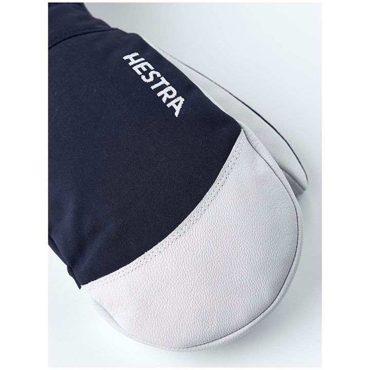Hestra Army Leather Heli Ski Mittens Navy