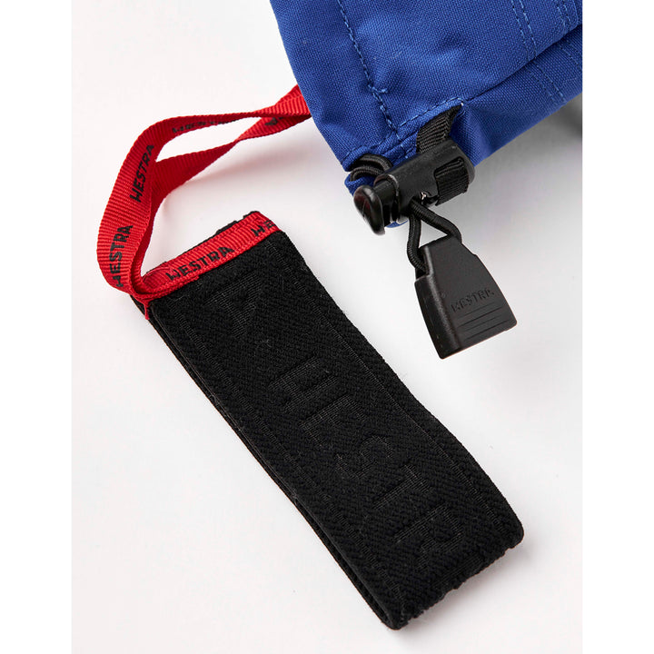 Hestra Army Leather Heli Ski Mittens Royal Blue