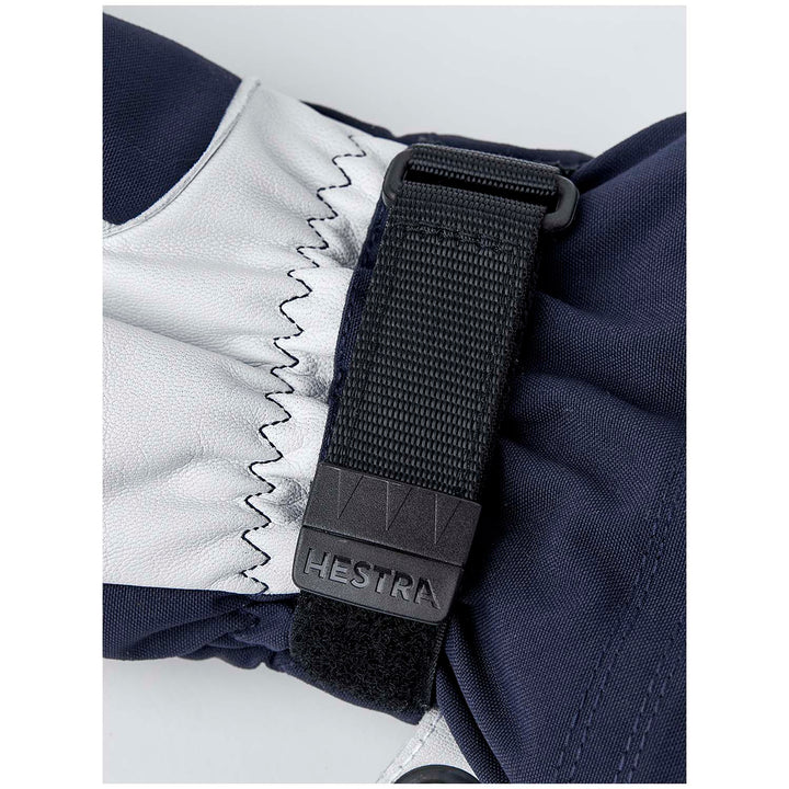 Hestra Army Leather Heli Ski Mittens Navy