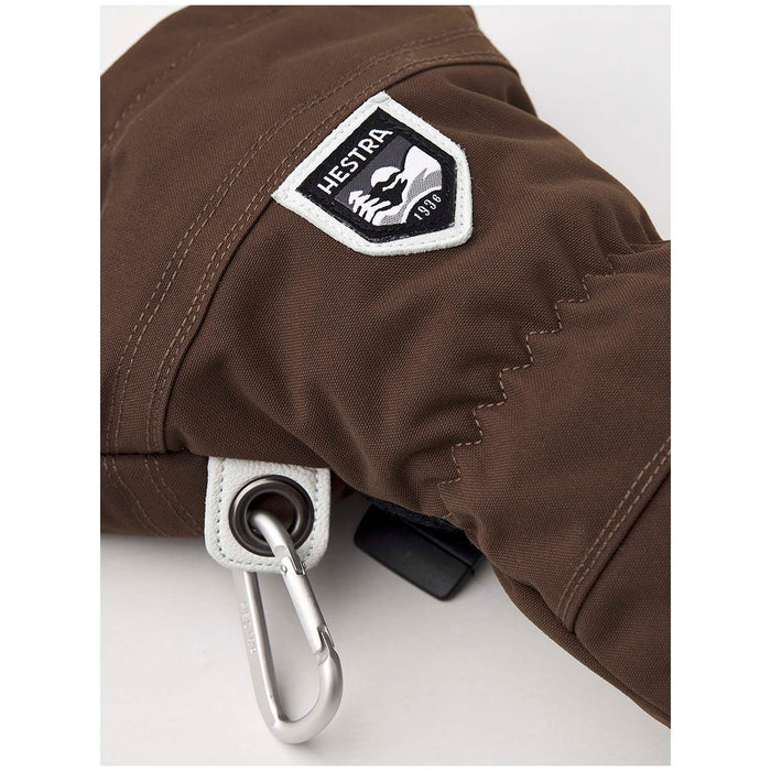 Hestra Army Leather Heli Ski Mittens Espresso