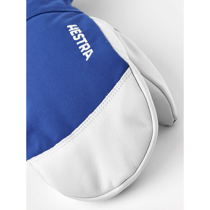 Hestra Army Leather Heli Ski Mittens Royal Blue