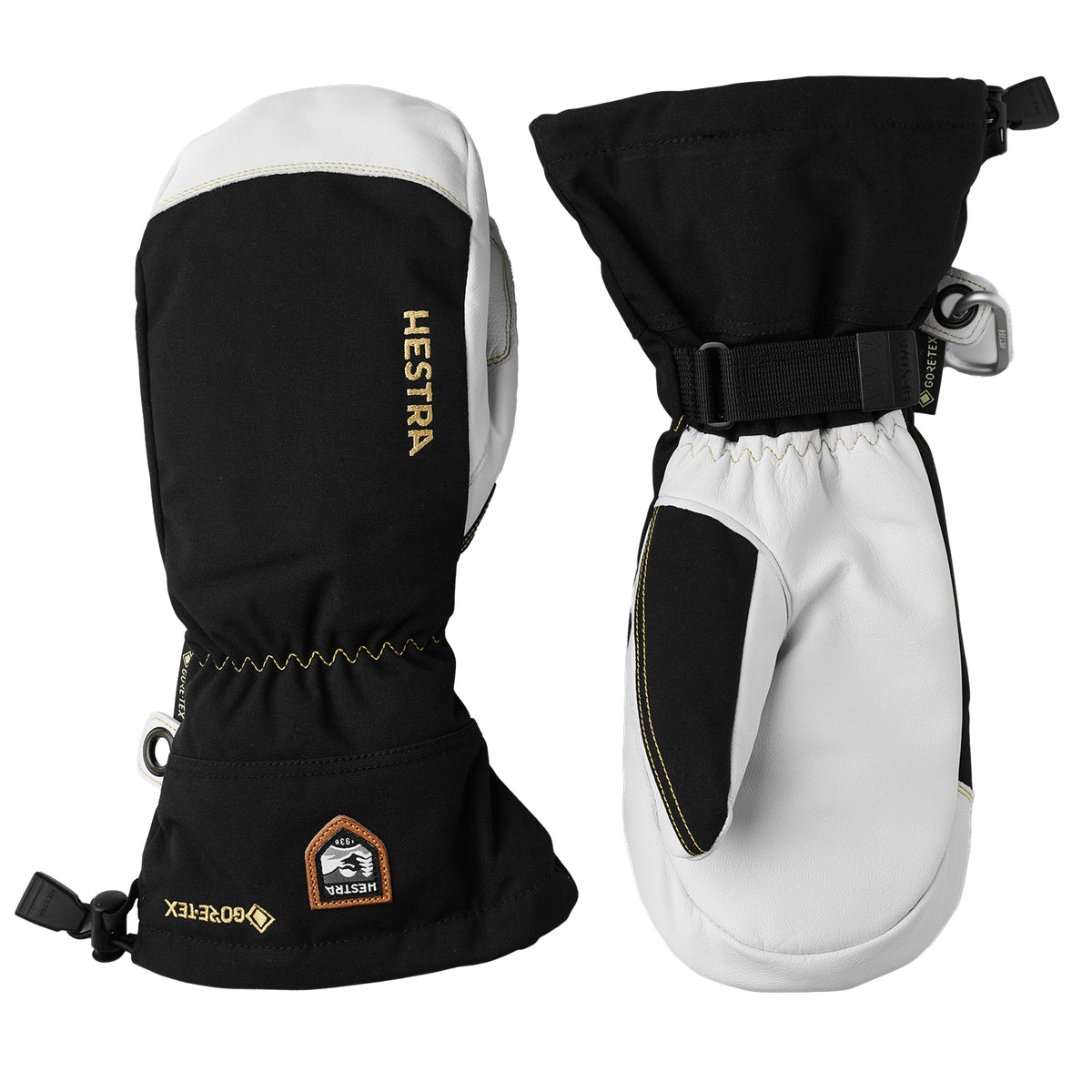 Hestra Army Leather GORE-TEX Mittens Black