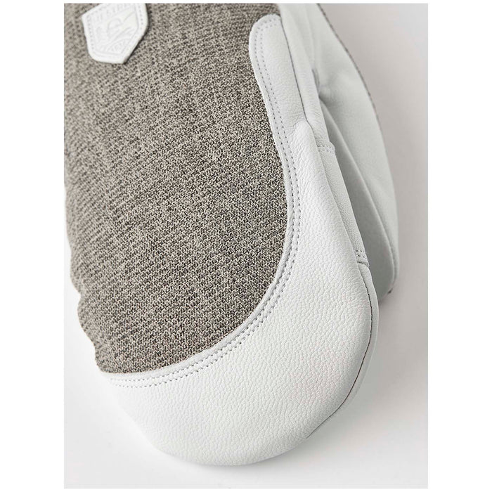 Hestra Army Leather Patrol Mittens - Women's Light Grey