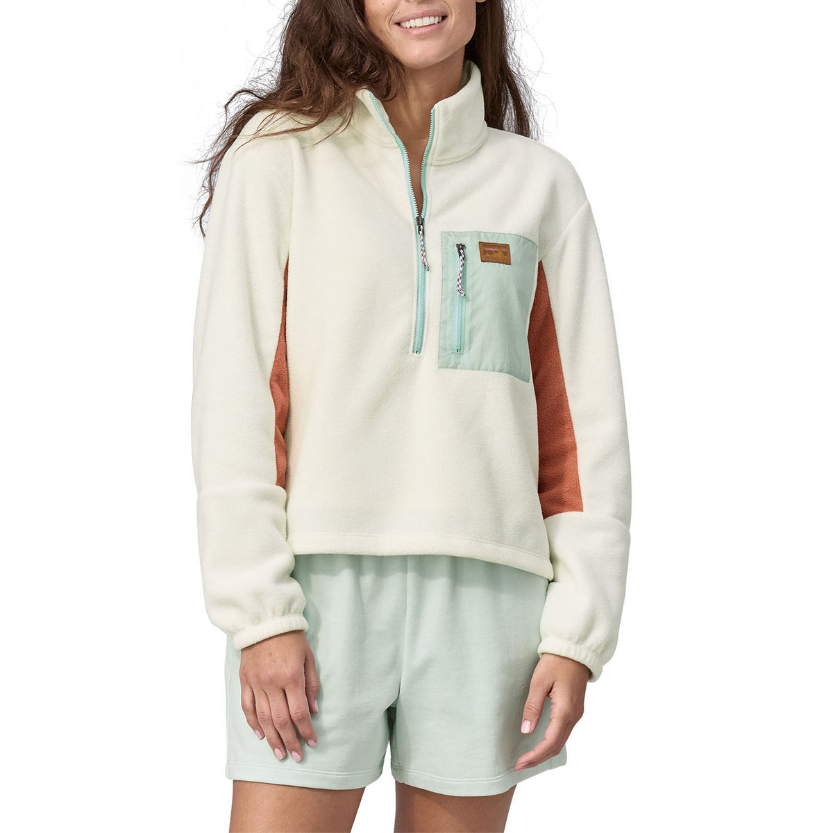 Patagonia Microdini 1/2 Zip Pullover - Women's Birch White