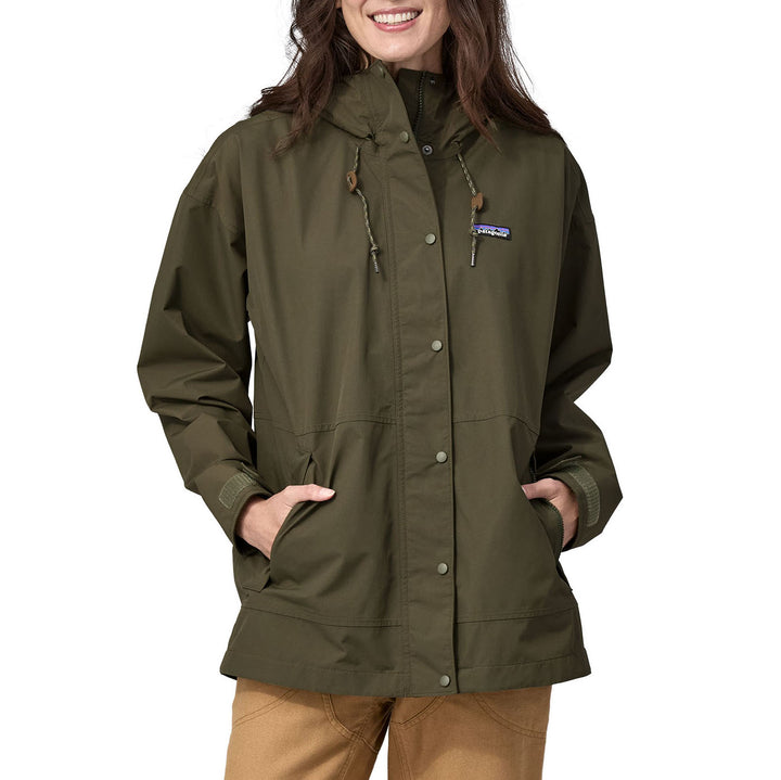 Patagonia Outdoor Everyday Rain Jacket - Women's Basin Green