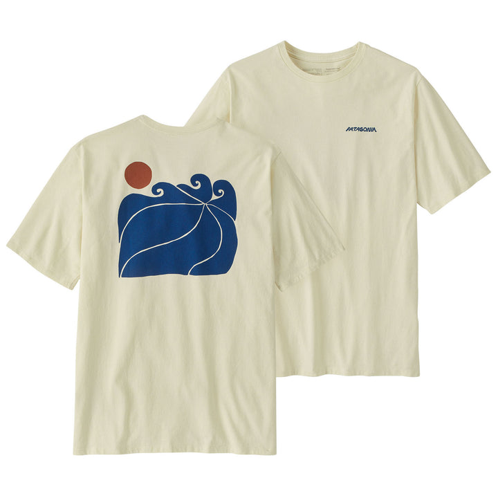 Patagonia Sunrise Rollers Responsibili T-Shirt - Men's Birch White