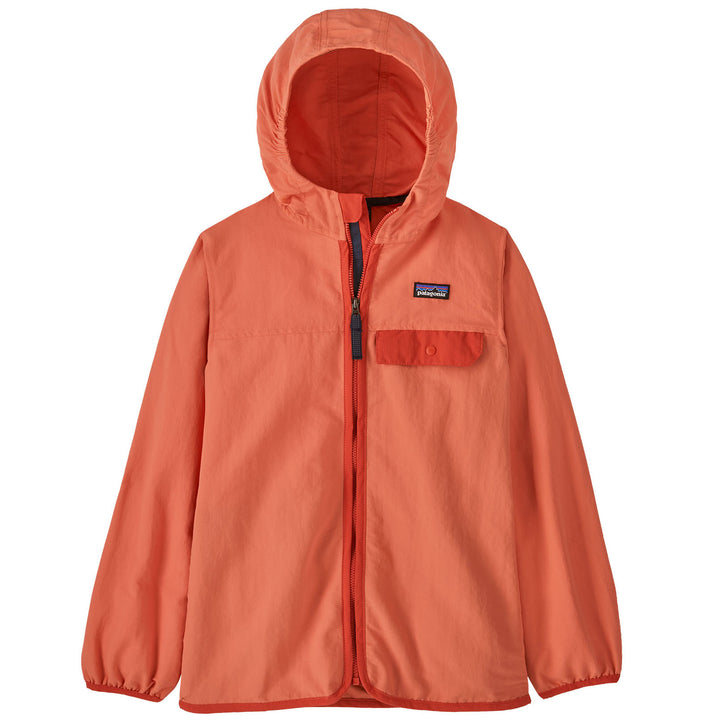 Patagonia Baggies Jacket - Kids' Coho Coral/Pimento Red