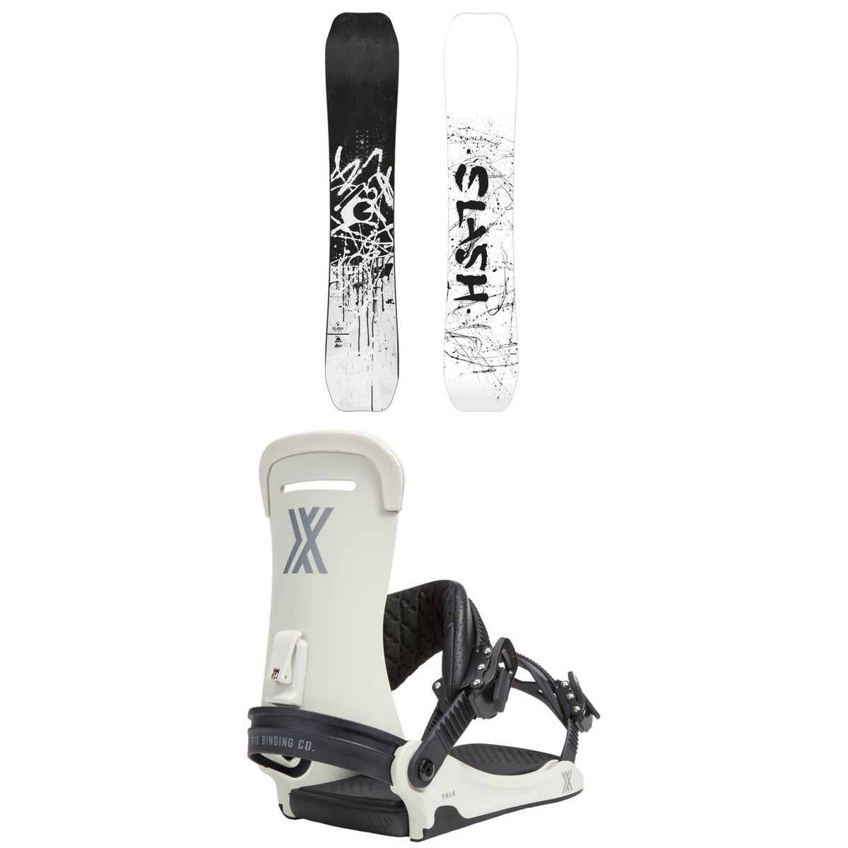 Slash ATV Snowboard + Fix Yale LTD Snowboard Bindings 2024
