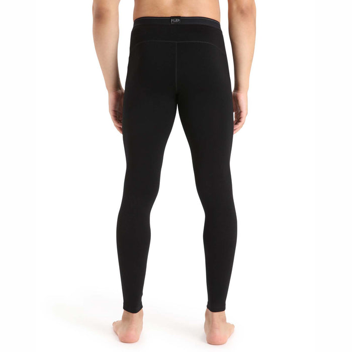 Icebreaker 260 Tech Thermal Leggings with Fly - Men's Black