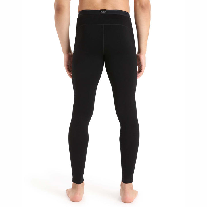 Icebreaker 260 Tech Thermal Leggings with Fly - Men's Black