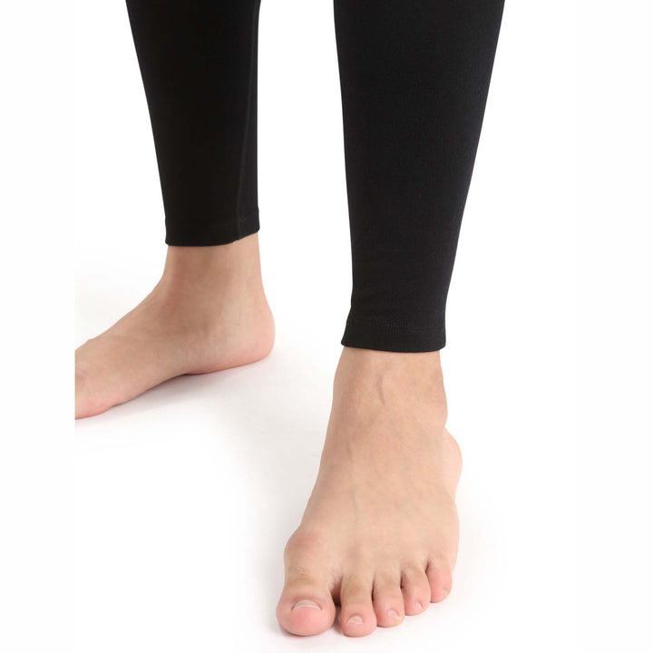Icebreaker 260 Tech Thermal Leggings with Fly - Men's Black