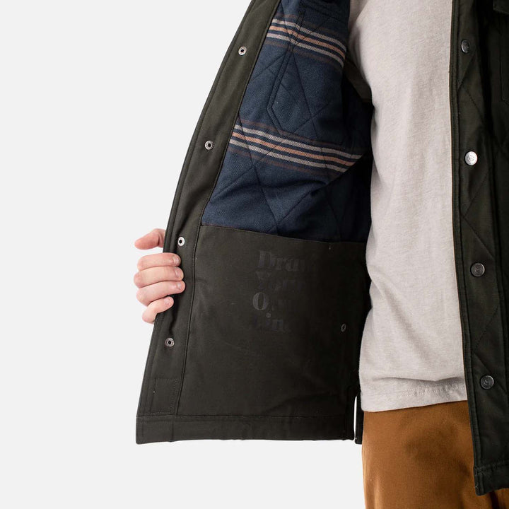 Jetty The Dogwood Quilted Jacket - Men's Forest Green