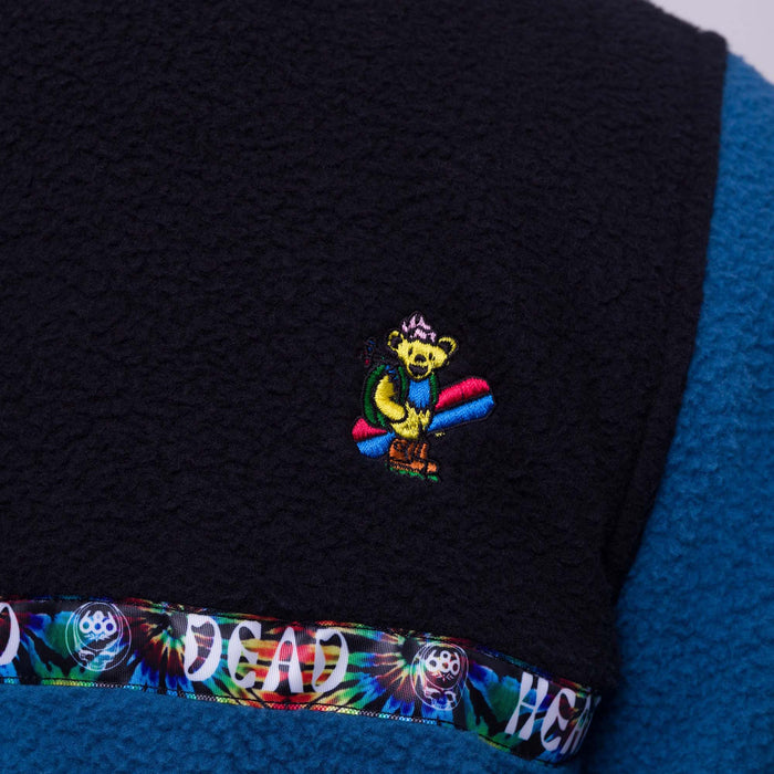 686 Tioga Sherpa Fleece Pullover - Men's Grateful Dead Blue Ash