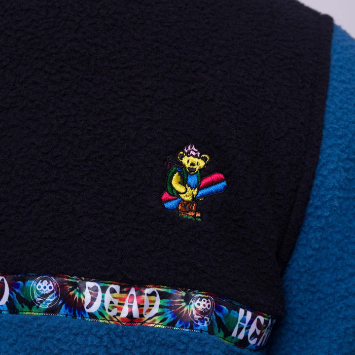 686 Tioga Sherpa Fleece Pullover - Men's Grateful Dead Blue Ash