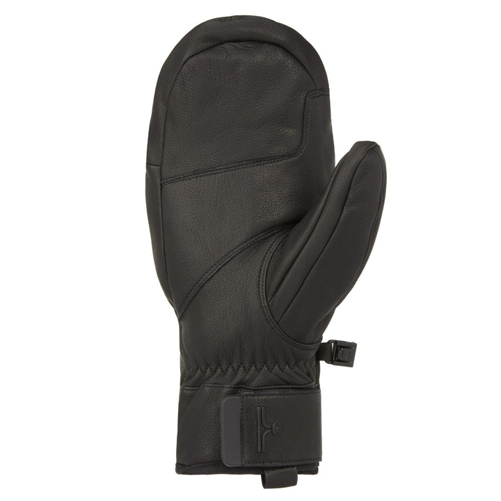 evo Pagosa Leather Mittens Black