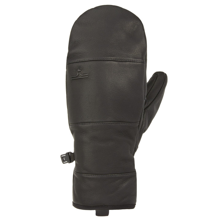 evo Pagosa Leather Mittens Black